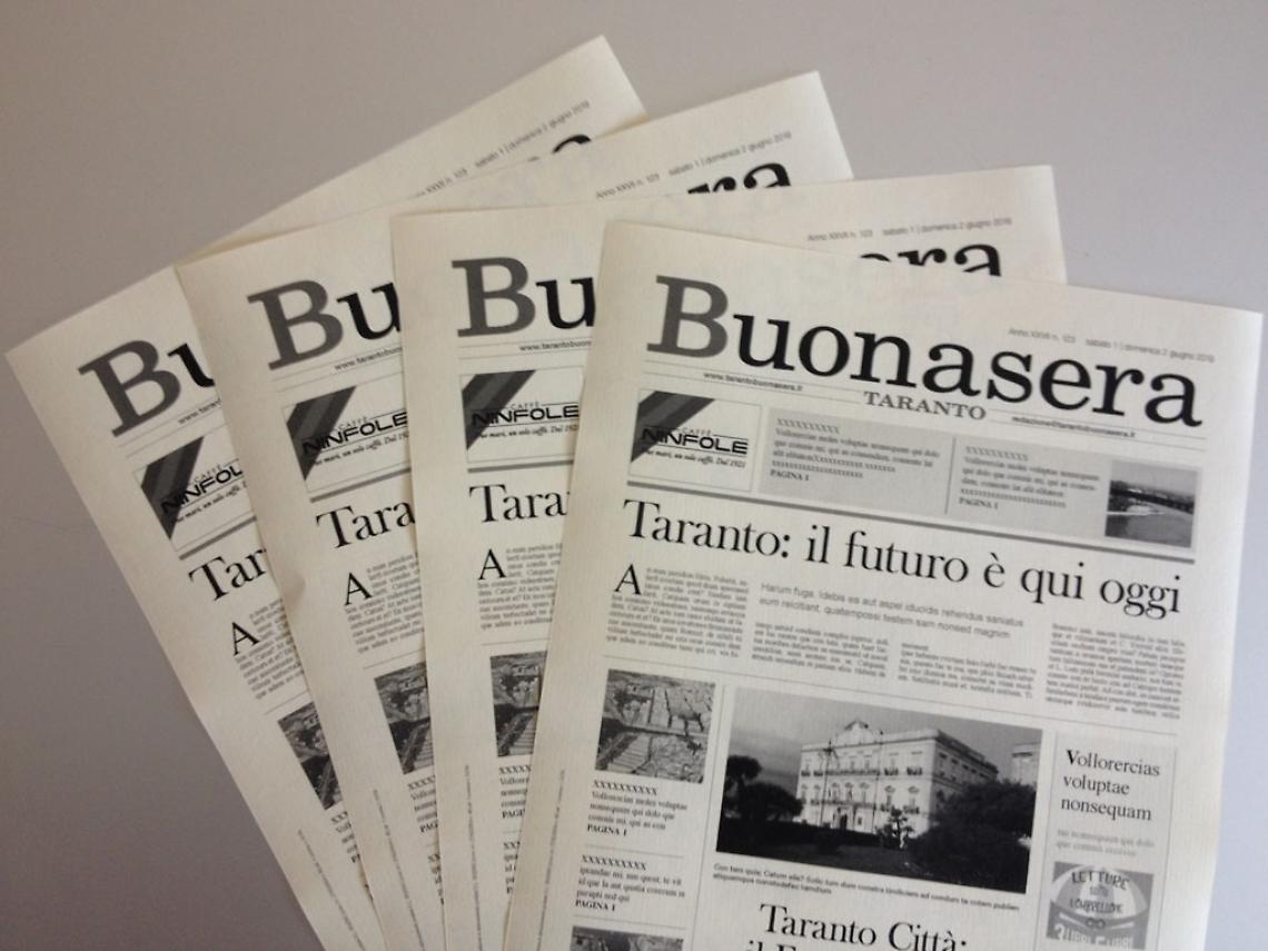 L'edizione cartacea di Taranto Buonasera