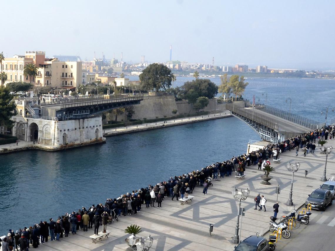 Apertura del ponte girevole