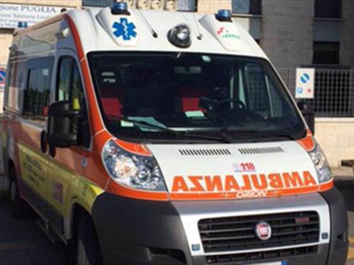 Una ambulanza del 118
