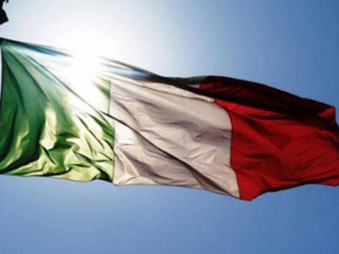 La bandiera dell'Italia