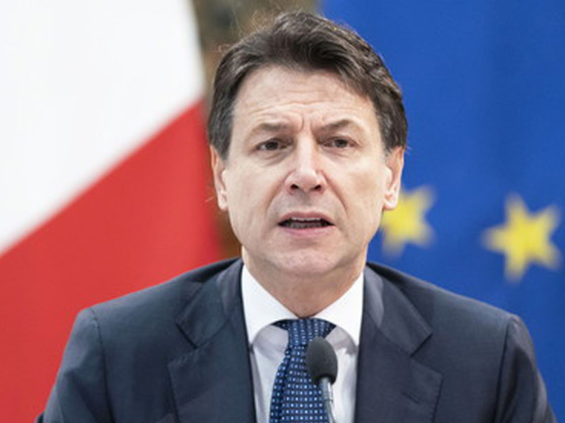 Il Presidente del Consiglio Giuseppe Conte