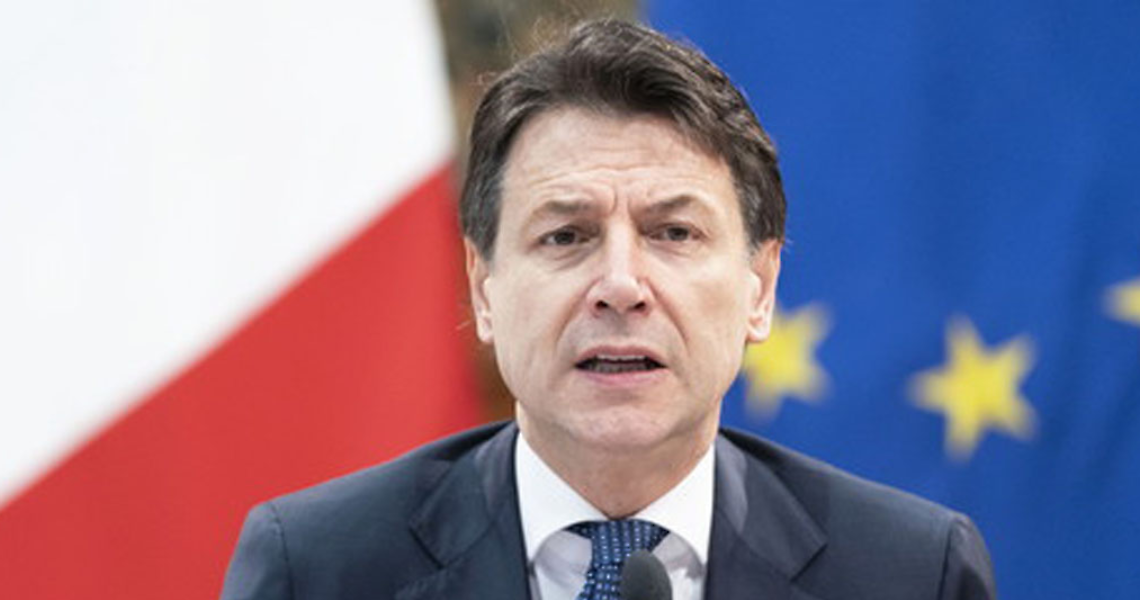 Il Presidente del Consiglio Giuseppe Conte