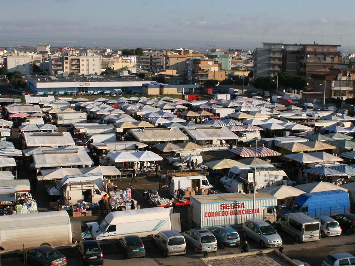 Il mercato di Talsano (foto d’archivio)