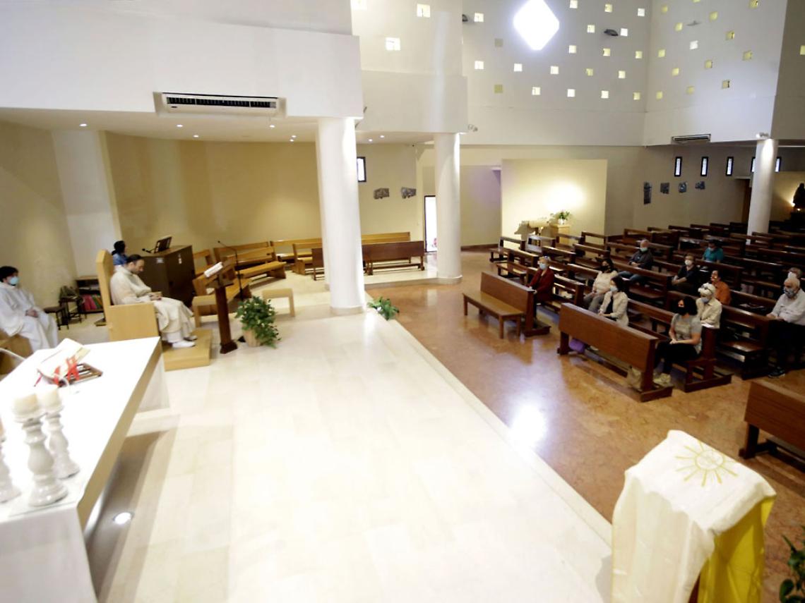 Santa messa nella chiesa Cuore Immacolato di Maria (foto G. Leva)