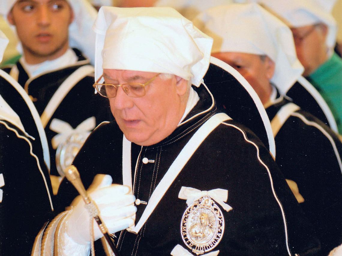 Il prof. Antonio Liuzzi, fino al 2013 priore dell&rsquo;Addolorata