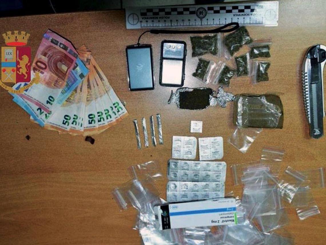 La droga sequestrata