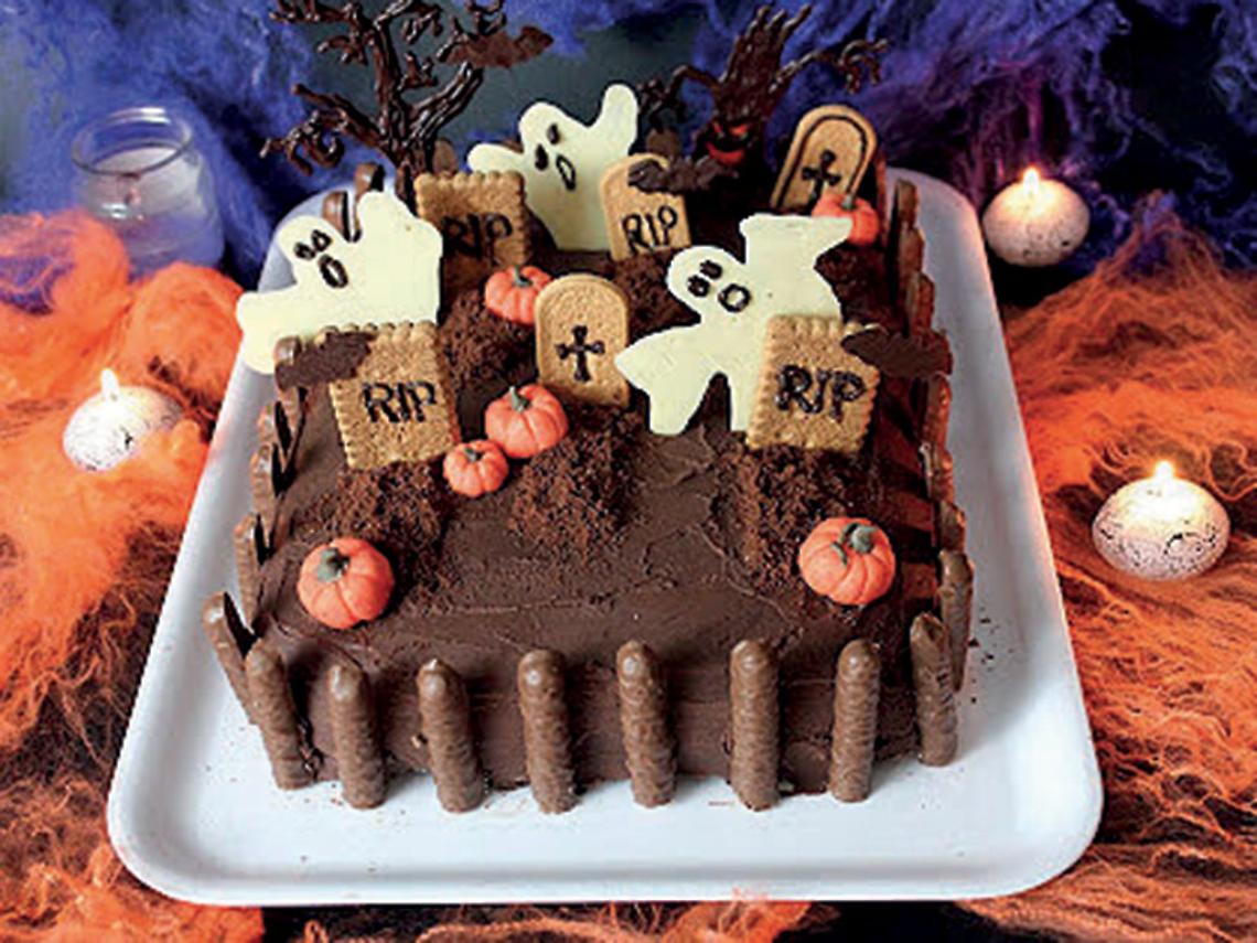Halloween cake con Pavesini