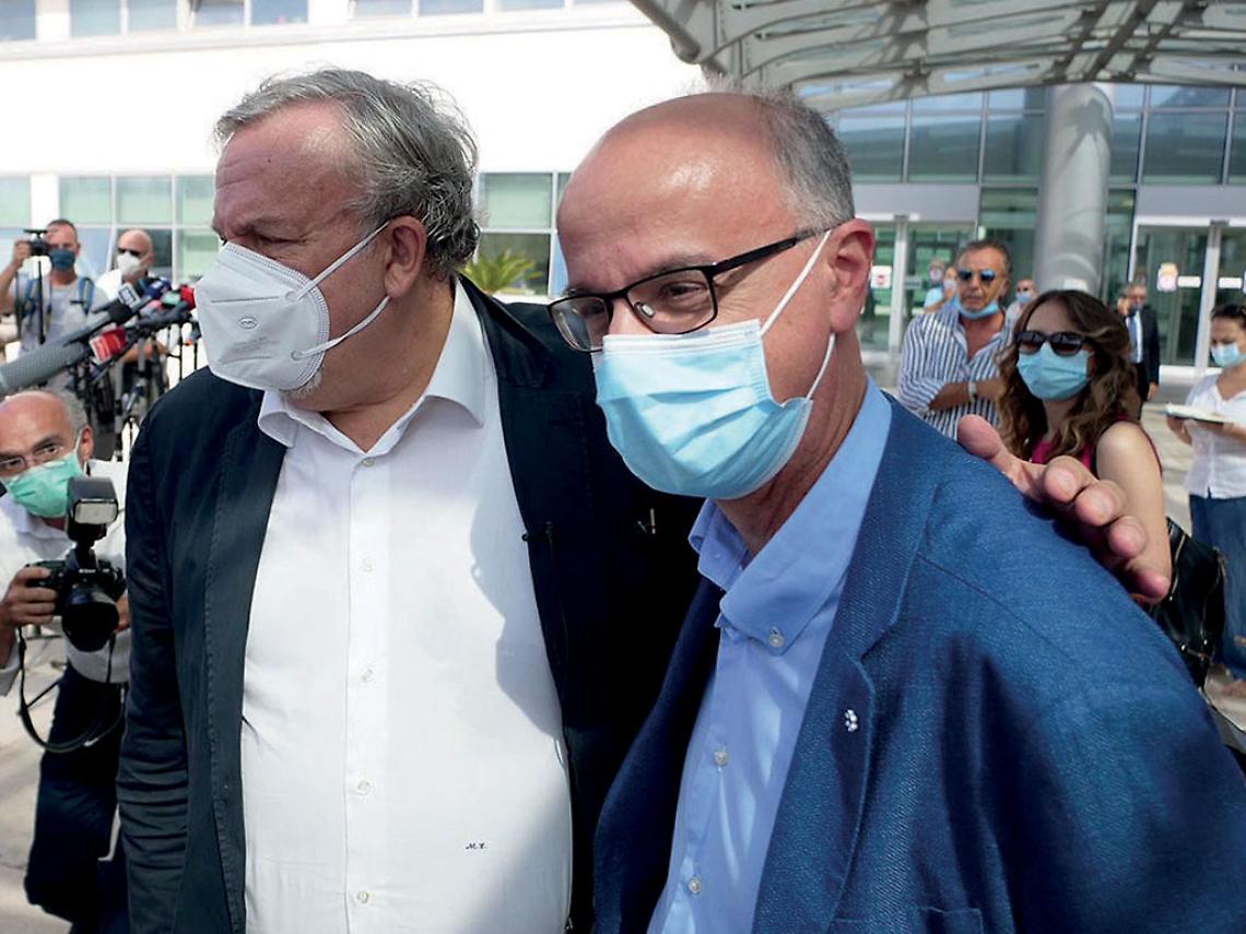 Michele Emiliano e Pier Luigi Lopalco