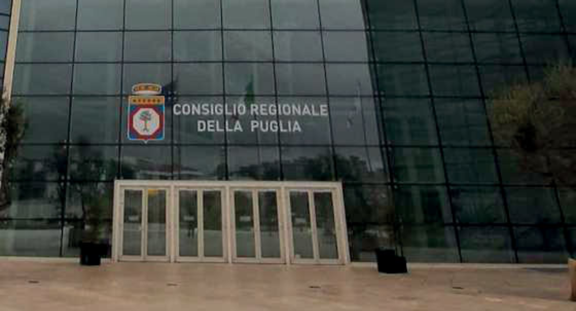 La sede del Consiglio regionale pugliese