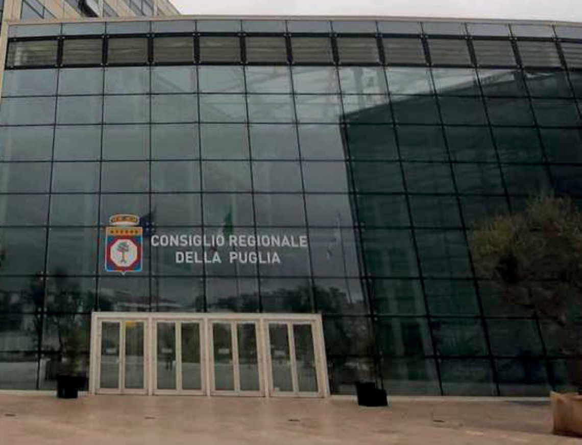 La sede del Consiglio regionale pugliese