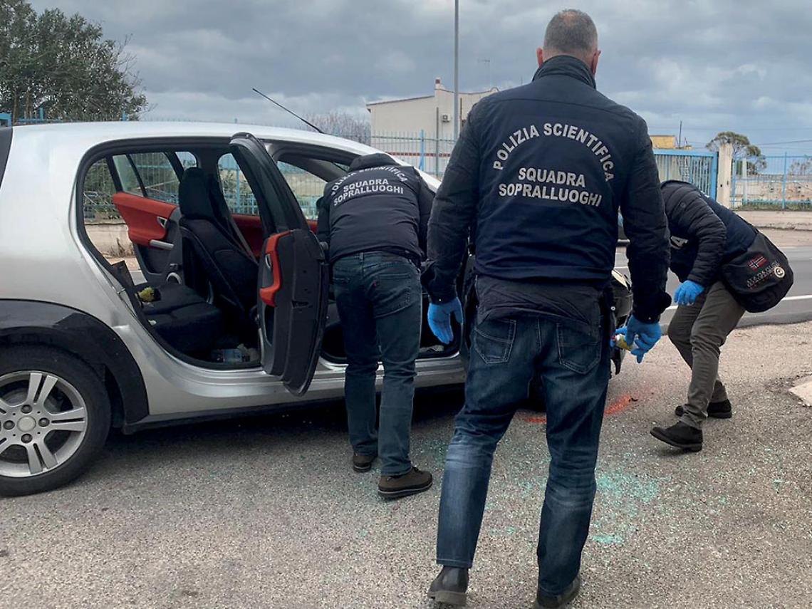 Il sopralluogo della Poliziaaa