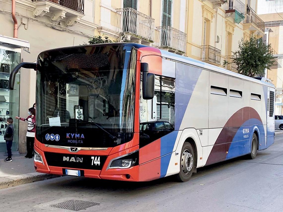 Un bus della Kyma Amat