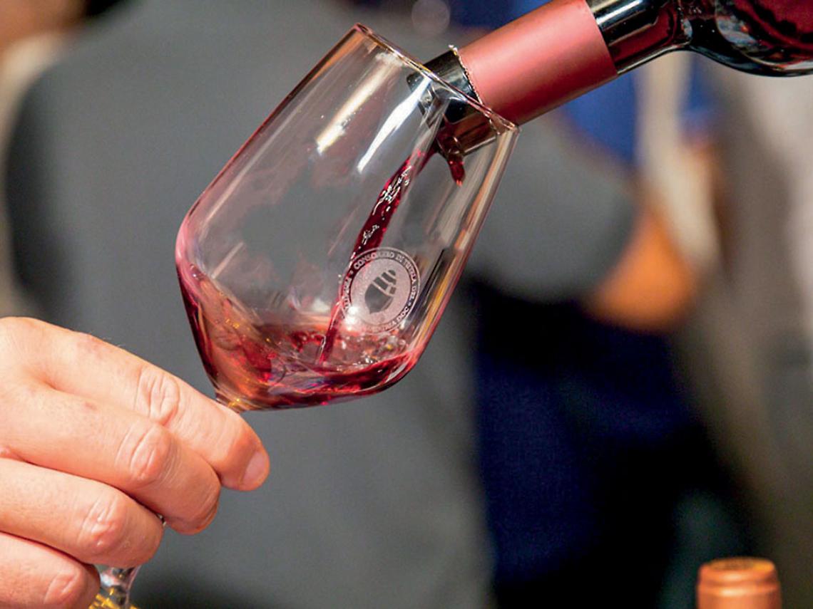 Un calice di vino