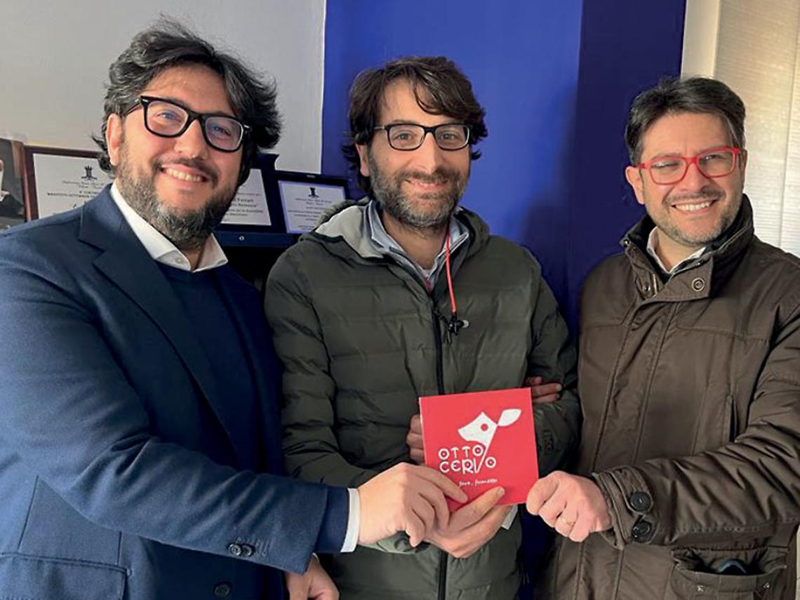 Antonio Mandese, Maurizio Cotrona e Gian Marco De Francisco: sono gli ideatori di Ottocervo