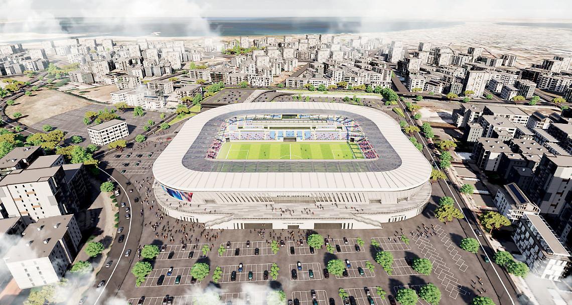 Il nuovo stadio Iacovone