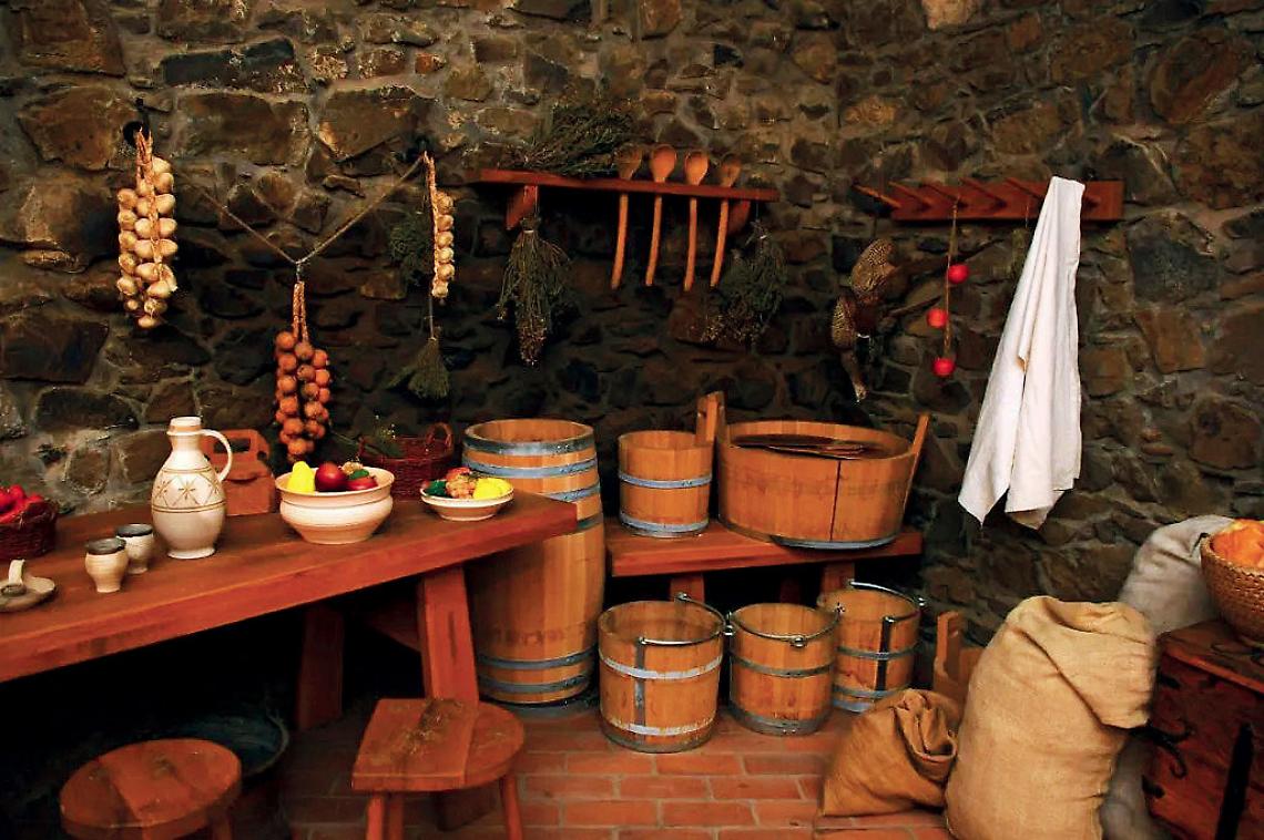 Una cucina medioevale