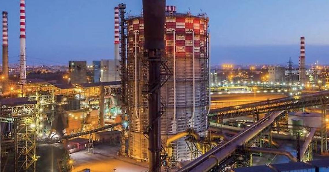 Lo stabilimento Acciaierie d'Italia di Taranto