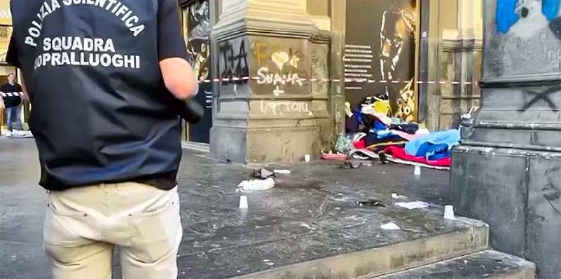 AGENTE DI P M AGGREDITO DA SENZA DIMORA, SPARA SETTE COLPI DI PISTOLA