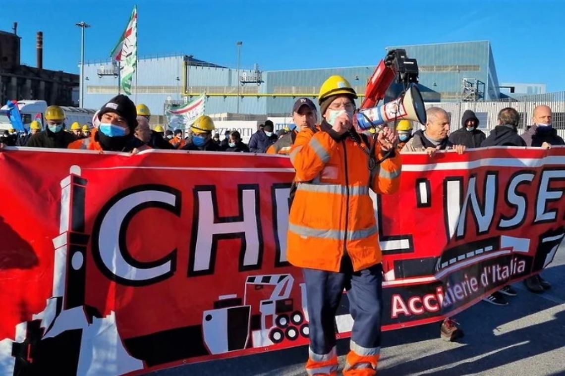 La protesta a Genova