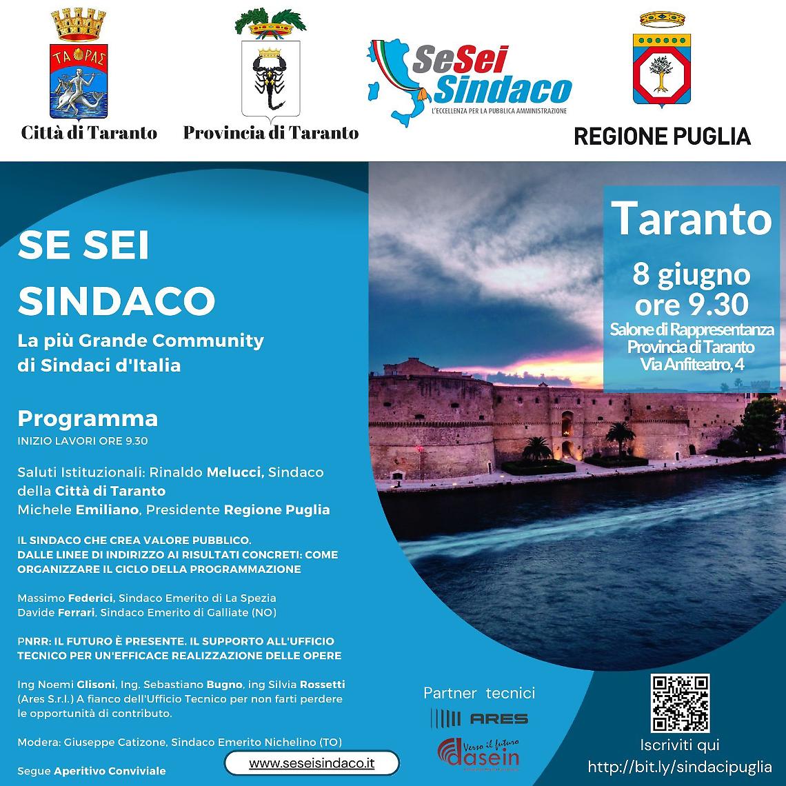 Se sei Sindaco, incontro in Provincia