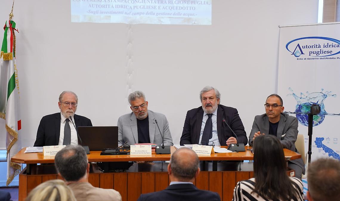 Accordo tra Regione Puglia e Acquedotto Pugliese
