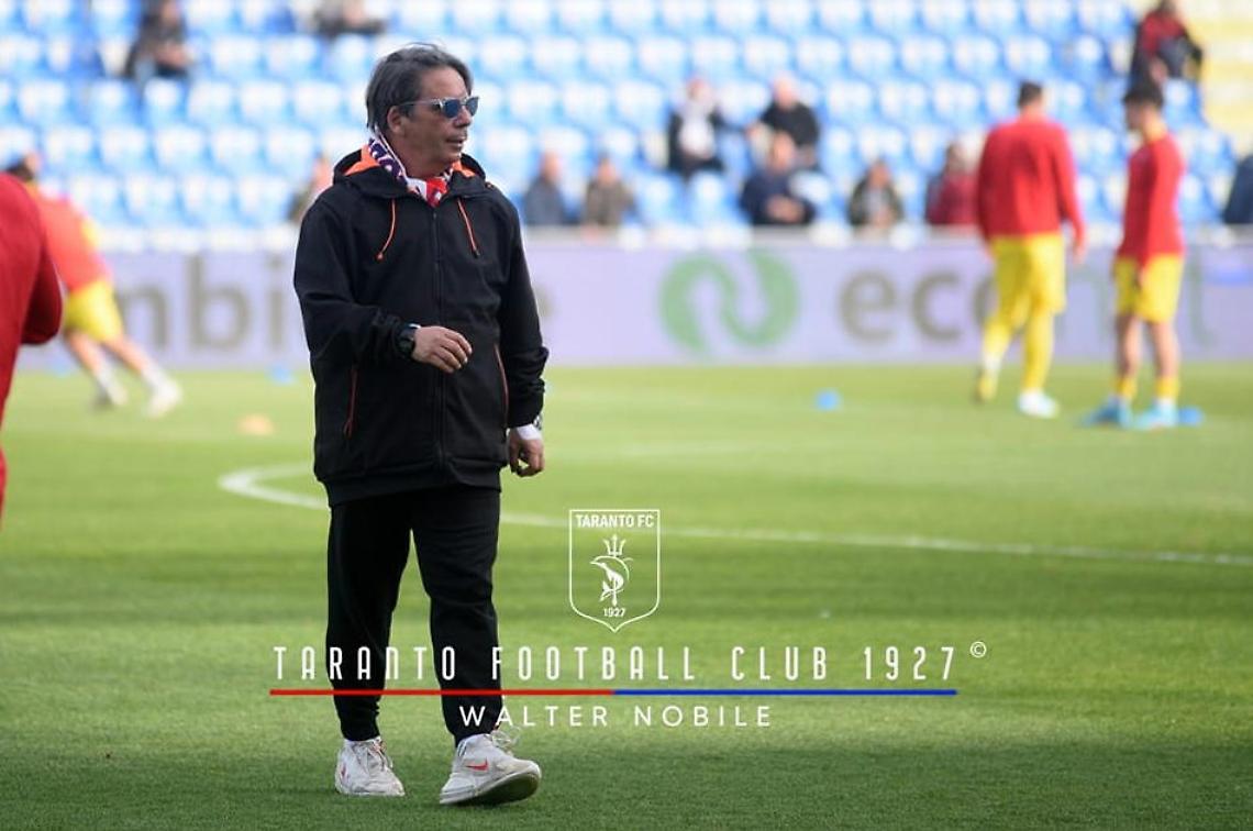 Ezio Capuano, allenatore del Taranto