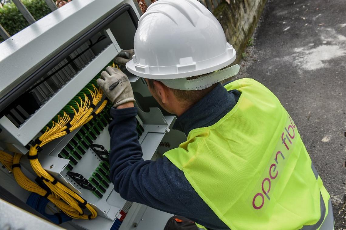Cantiere di Open Fiber