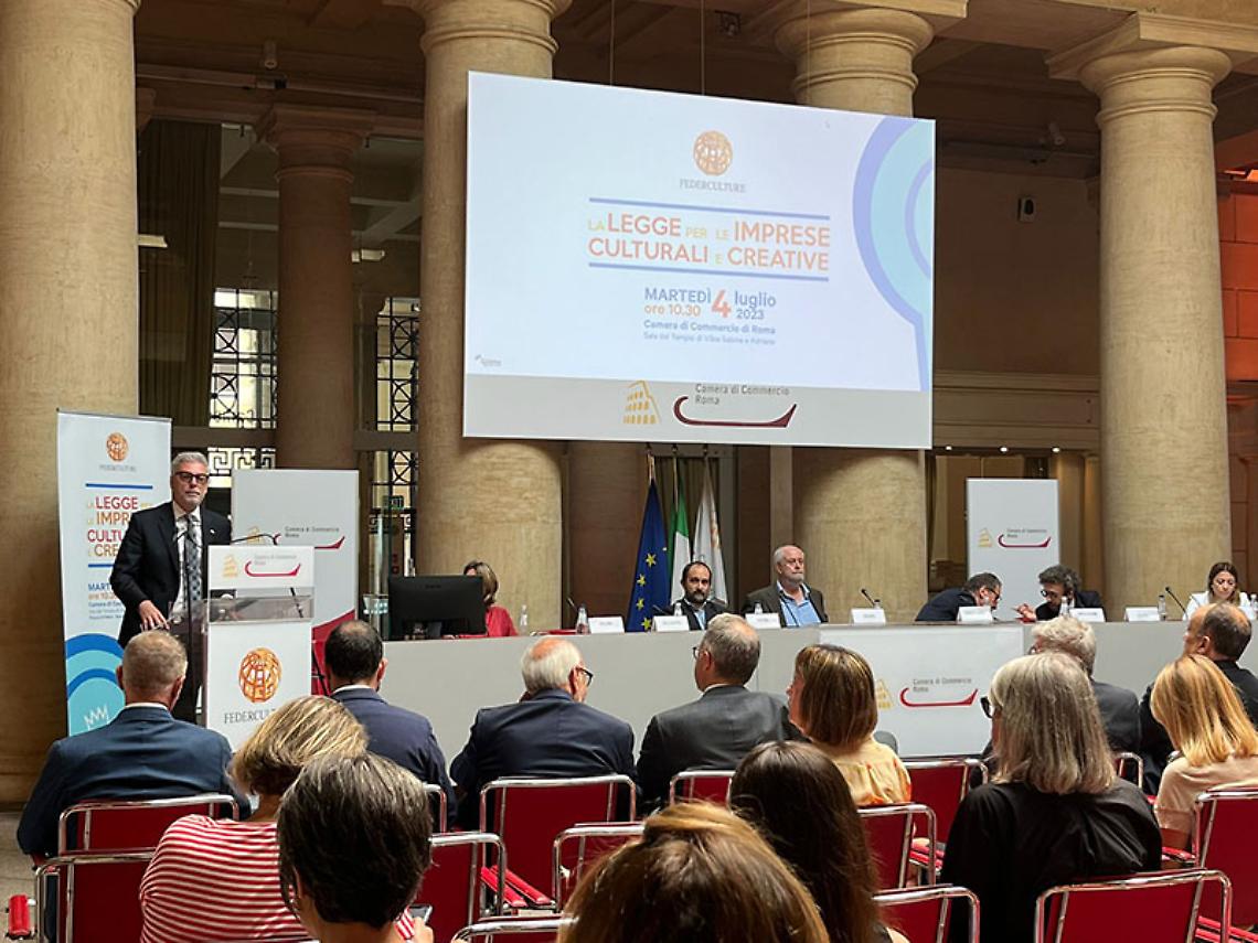 L'incontro nella sede della Camera di Commercio di Roma
