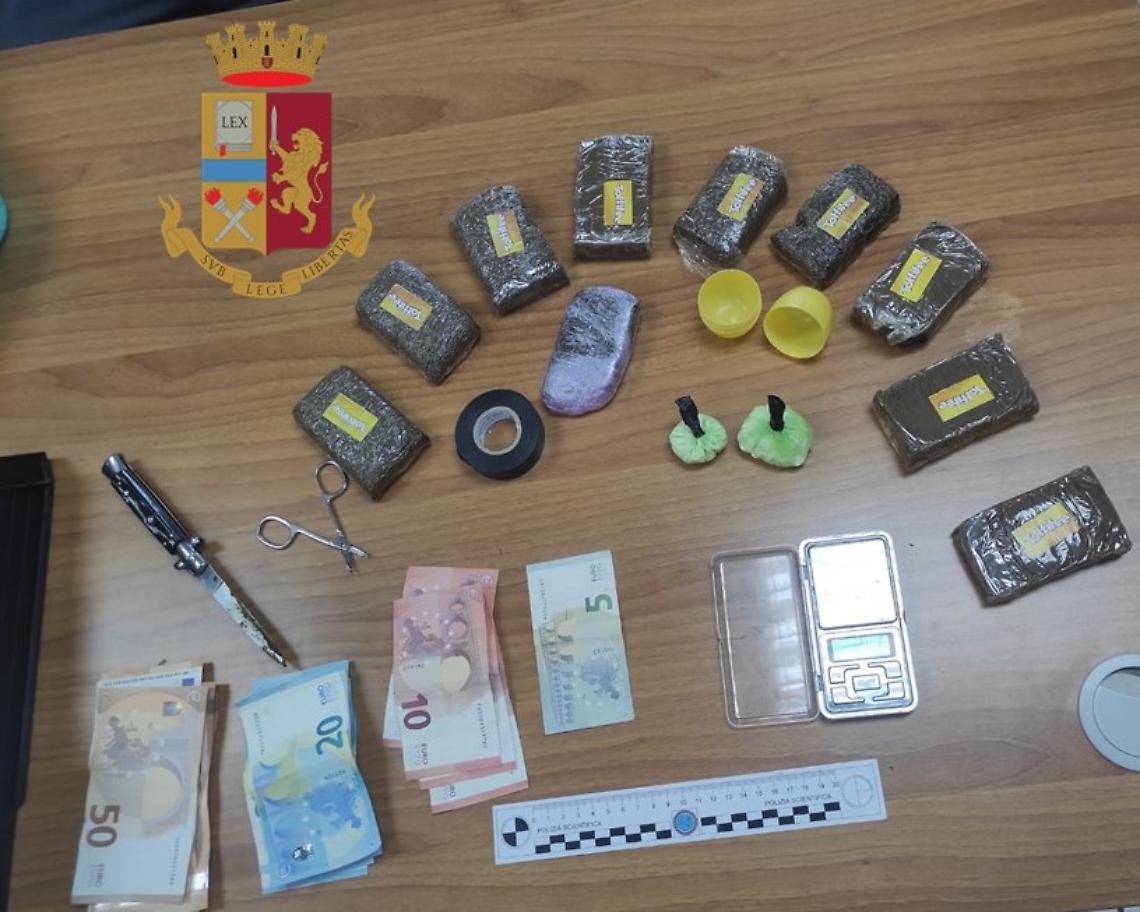 La droga sequestrata