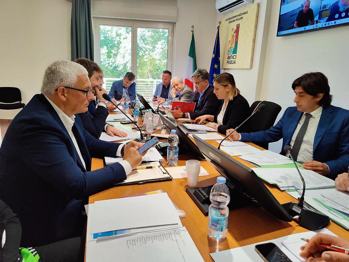 La riunione dell'Anci Puglia