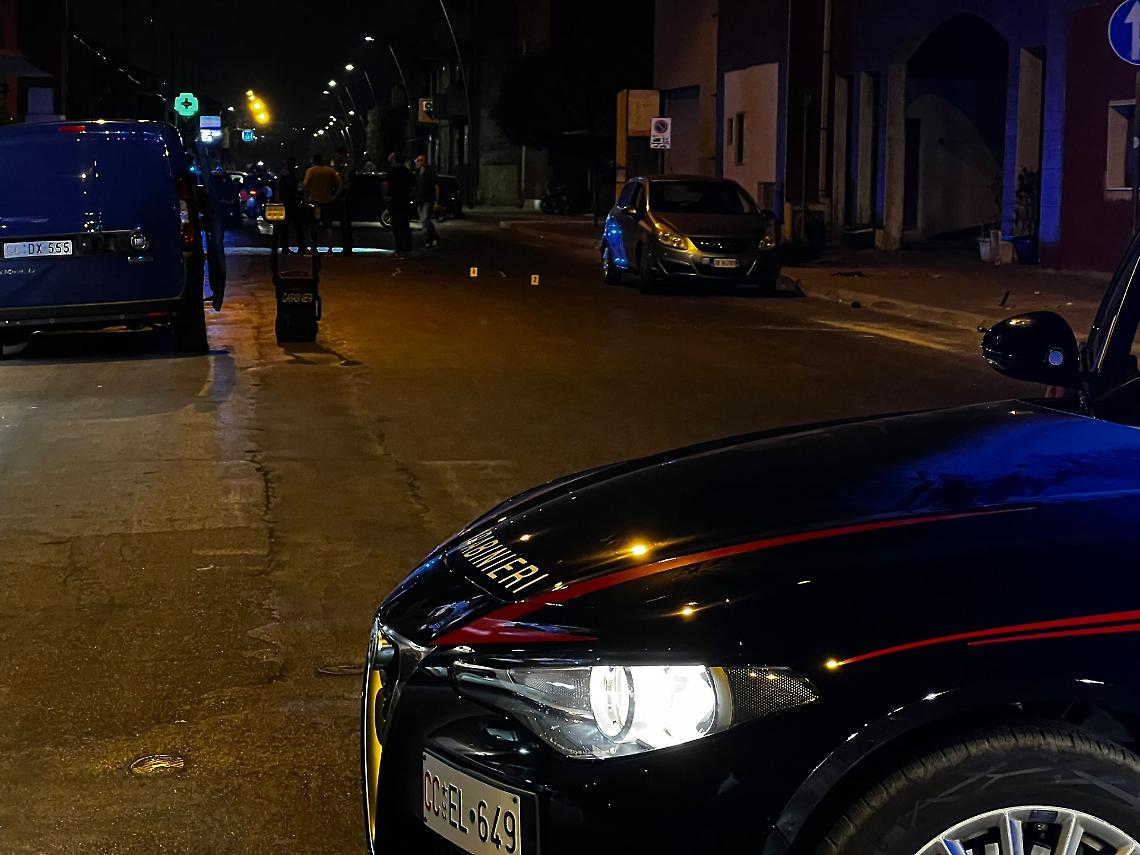 Sparatoria in via Orsini ai Tamburi - foto di Francesco Manfuso