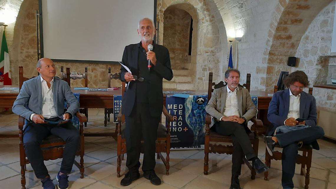 La presentazione alla stampa dell'edizione 2023 della "Mostra del cinema di Taranto" 