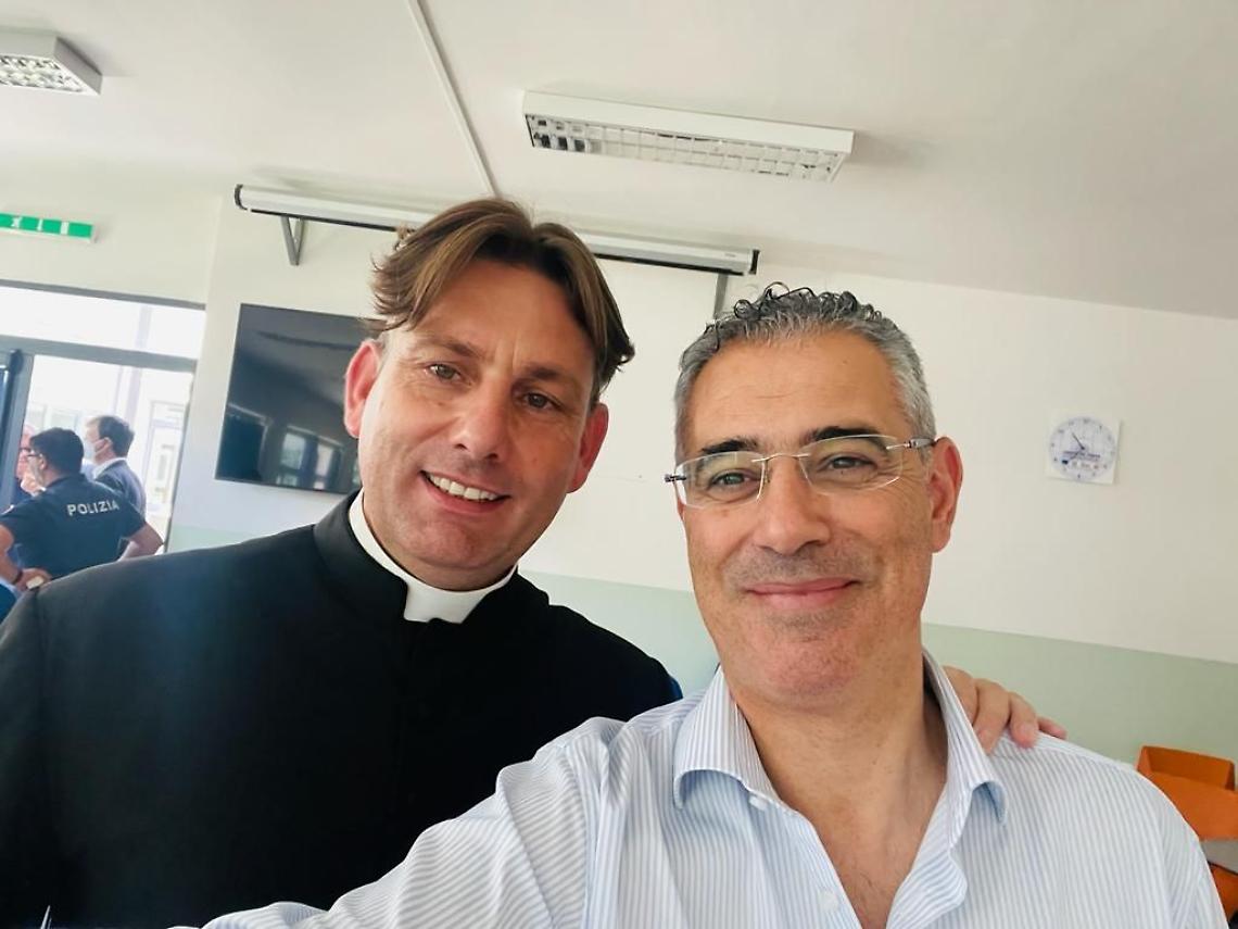 Don Antonio Coluccia e l'on. Dario Iaia