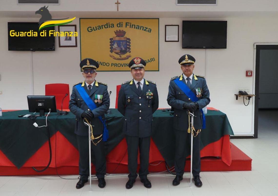 Cambio al vertice del II Gruppo Bari della Guardia di Finanza