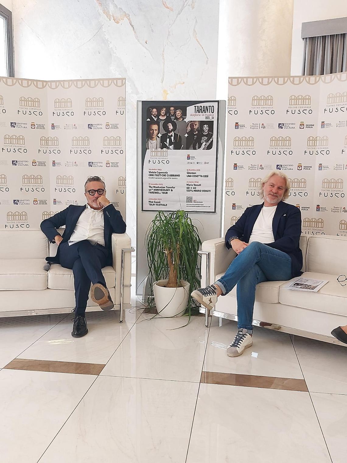 La presentazione della stagione di musica del Teatro Fusco
