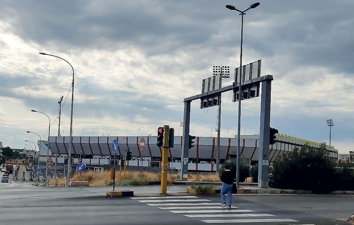 Lo stadio Iacovone di Taranto