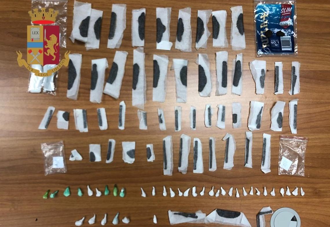 La droga sequestrata
