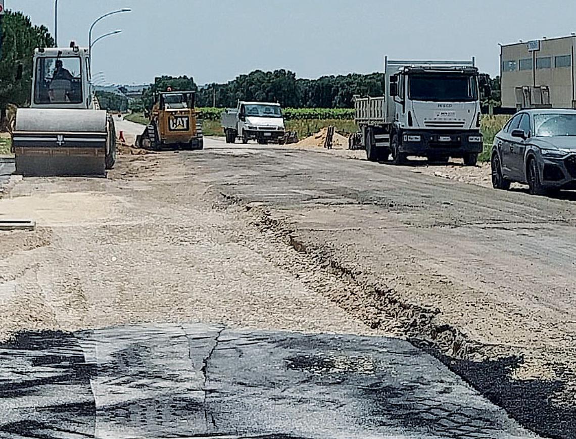 Il cantiere sulla strada provinciale n. 80 &ldquo;Monteiasi-Montemesola&rdquo;