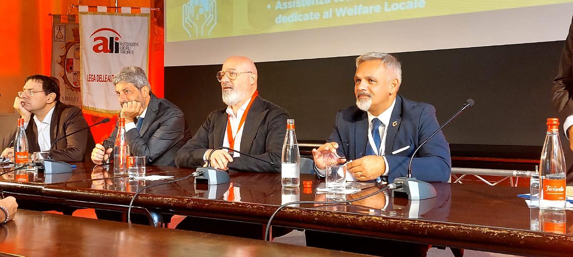 Il sindaco di Crispiano Luca Lopomo a Roma per il "Festival delle Città"