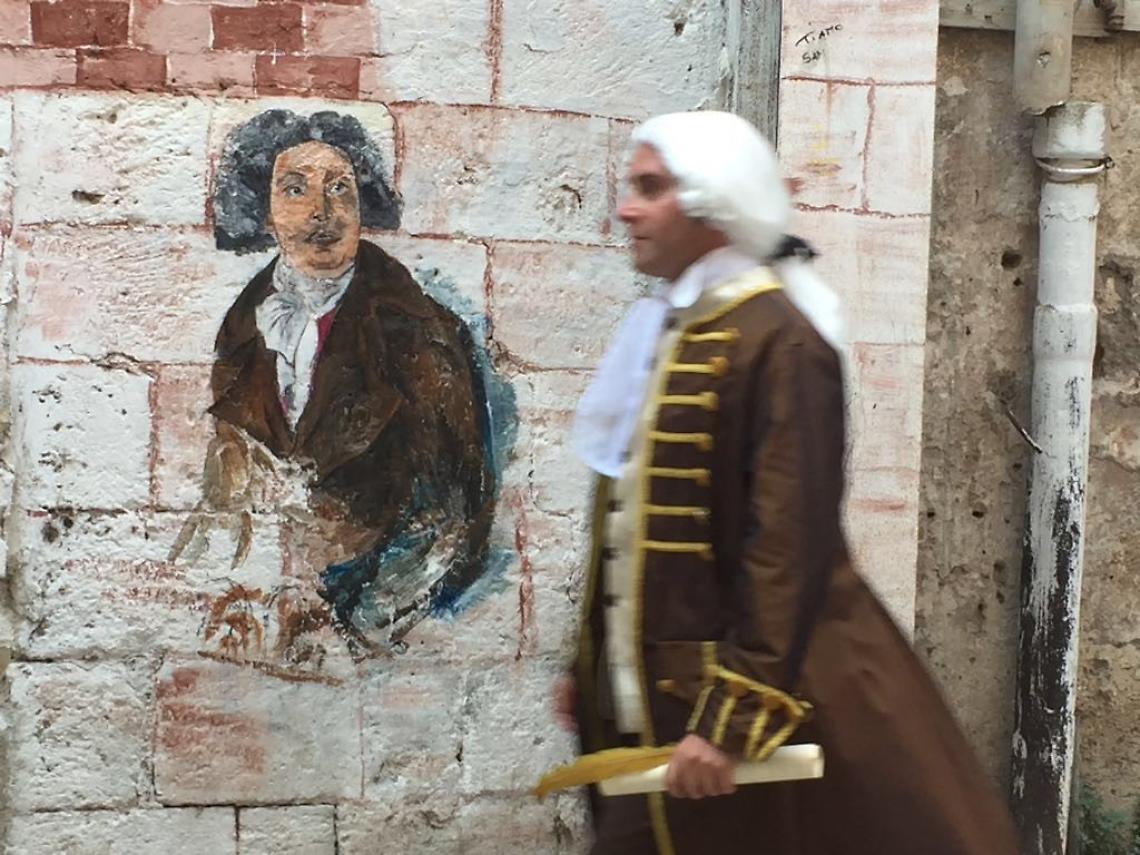 Murale dedicato a Paisiello