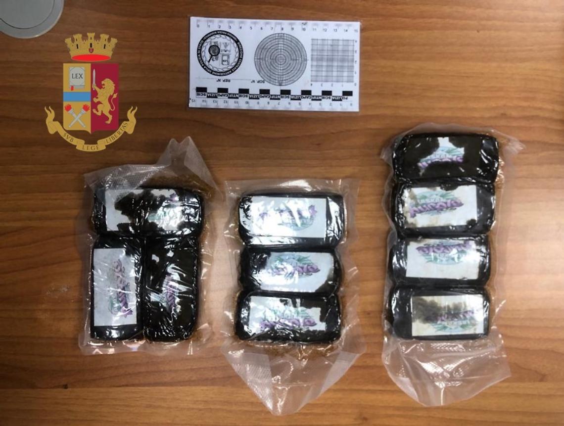 La droga sequestrata