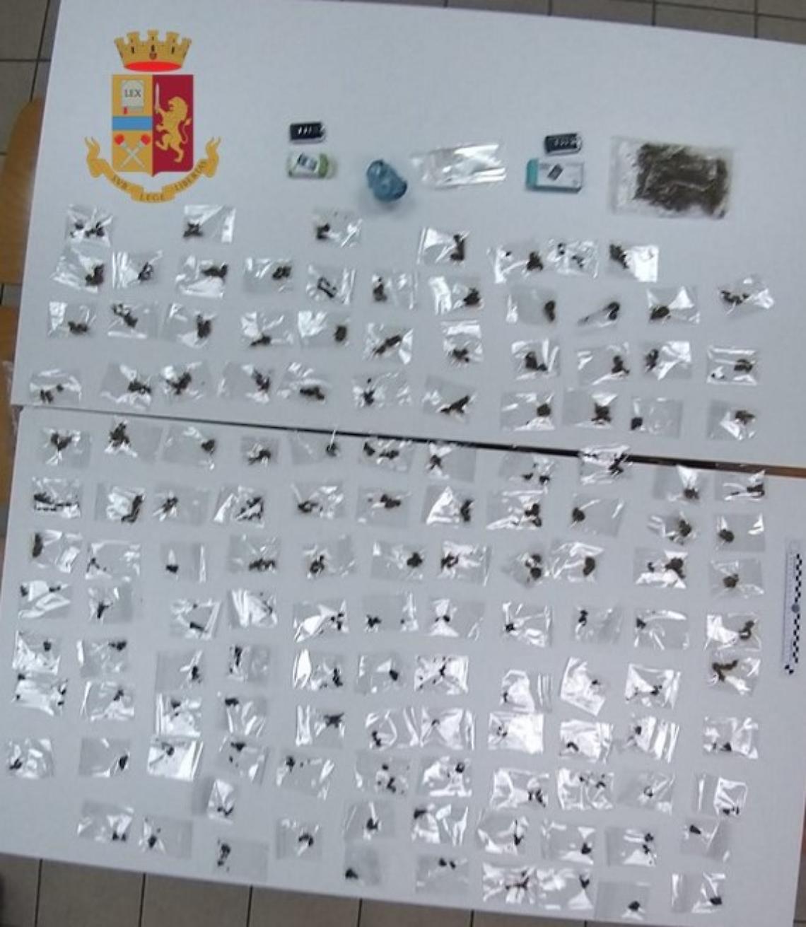 La droga sequestrata
