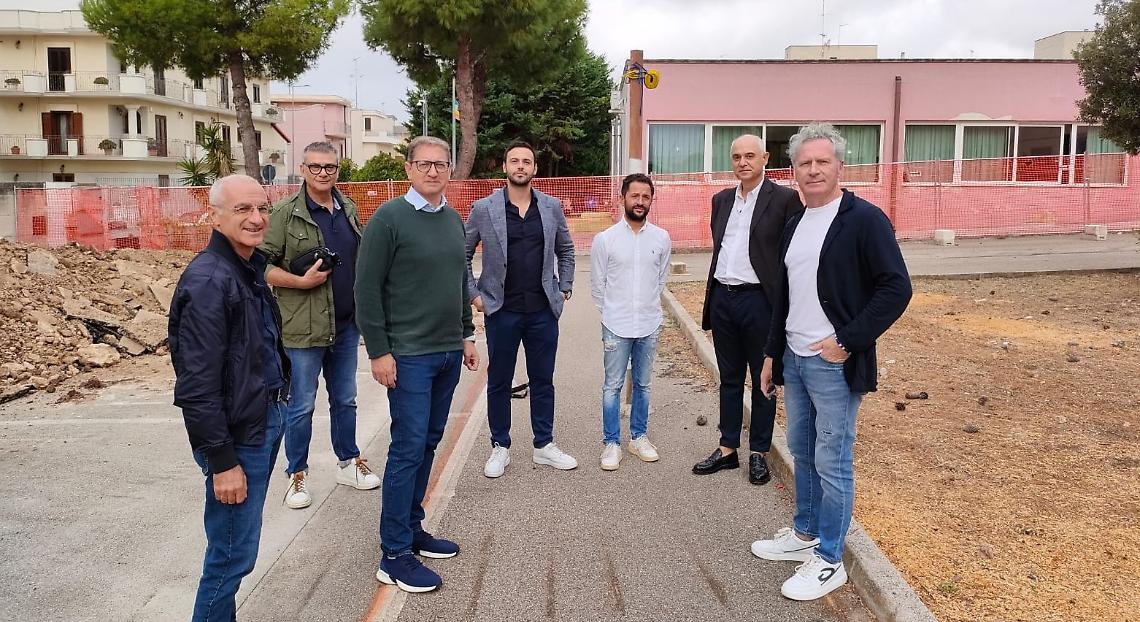 Avviati i lavori per la realizzazione di una mensa scolastica a Massafra