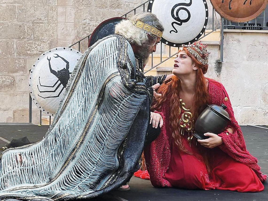 Gli Spartani (una foto di scena)