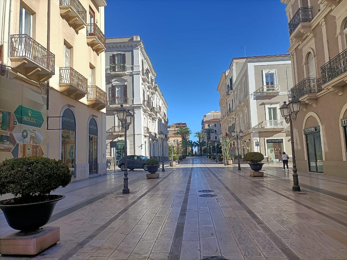 Una veduta del Borgo umbertino di Taranto
