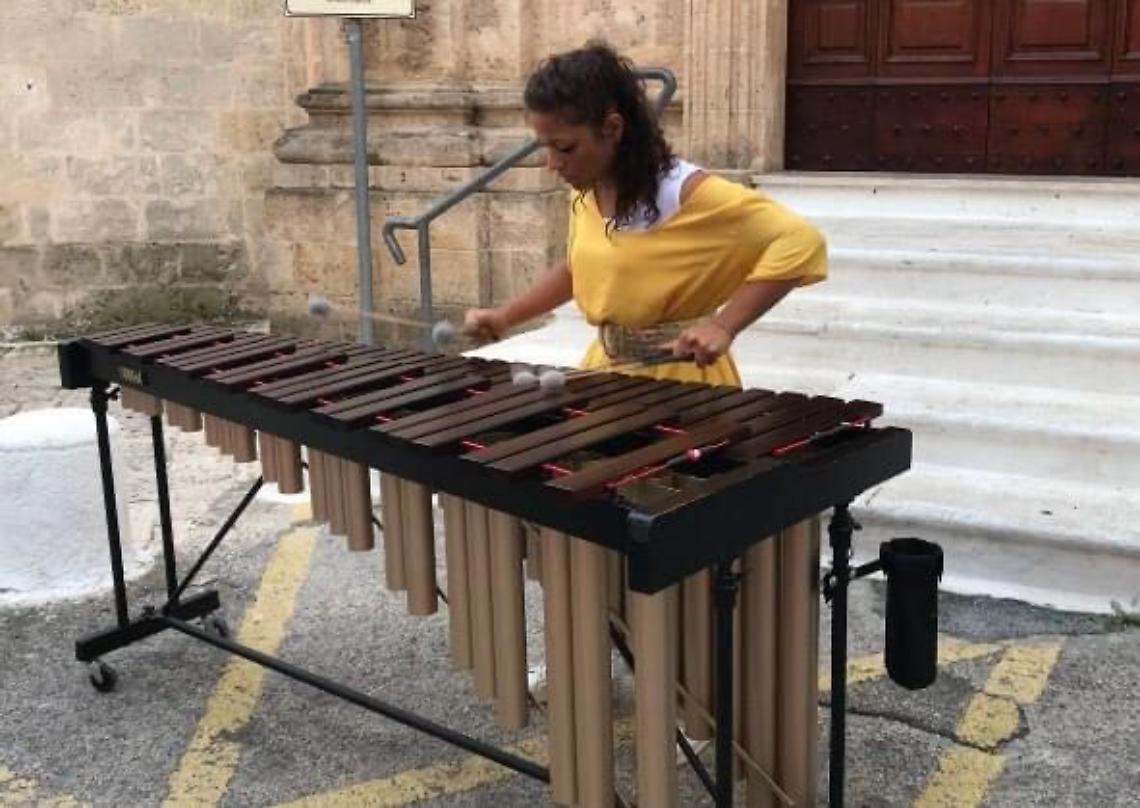 Chiara Sporta Caputi alla marimba