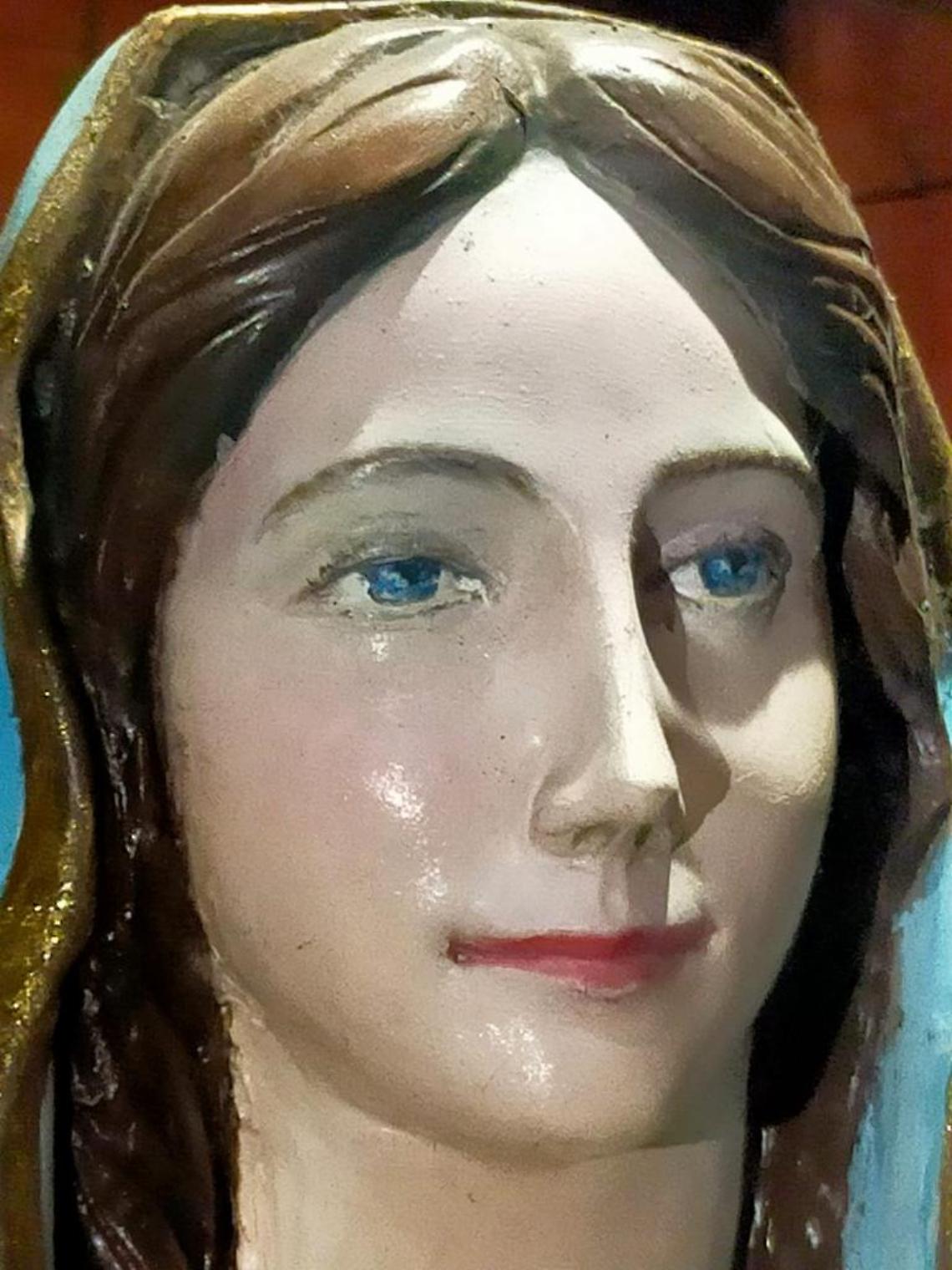 Il volto della Madonna che piange a Massafra