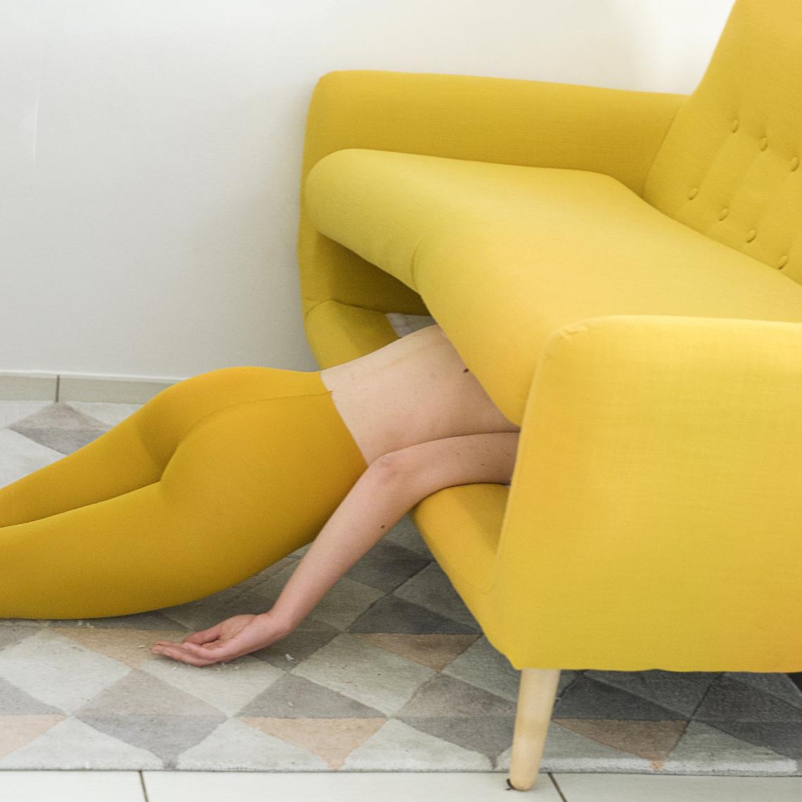 Una delle opere in mostra