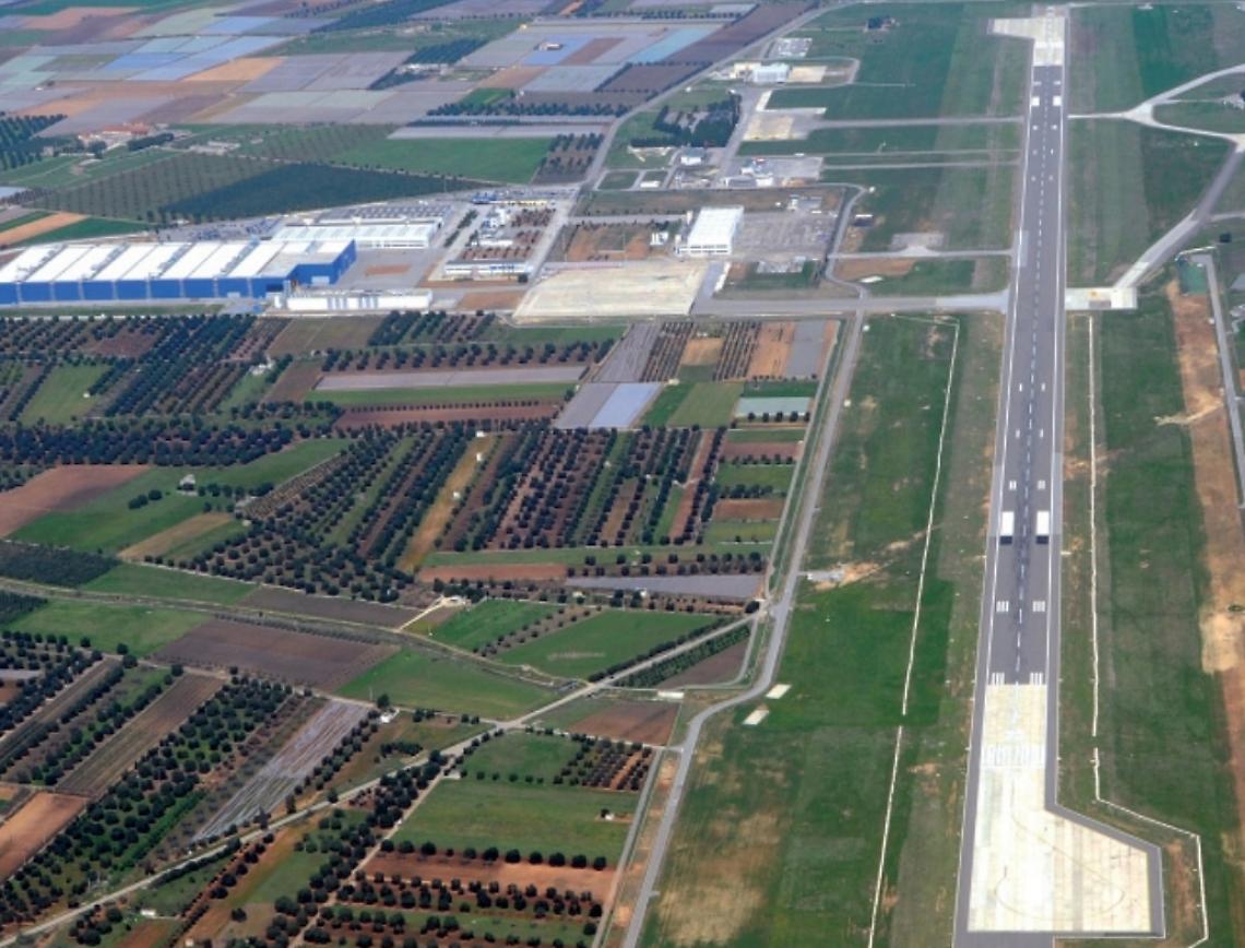 Una veduta dell'aeroporto "Marcello Arlotta" di Grottaglie