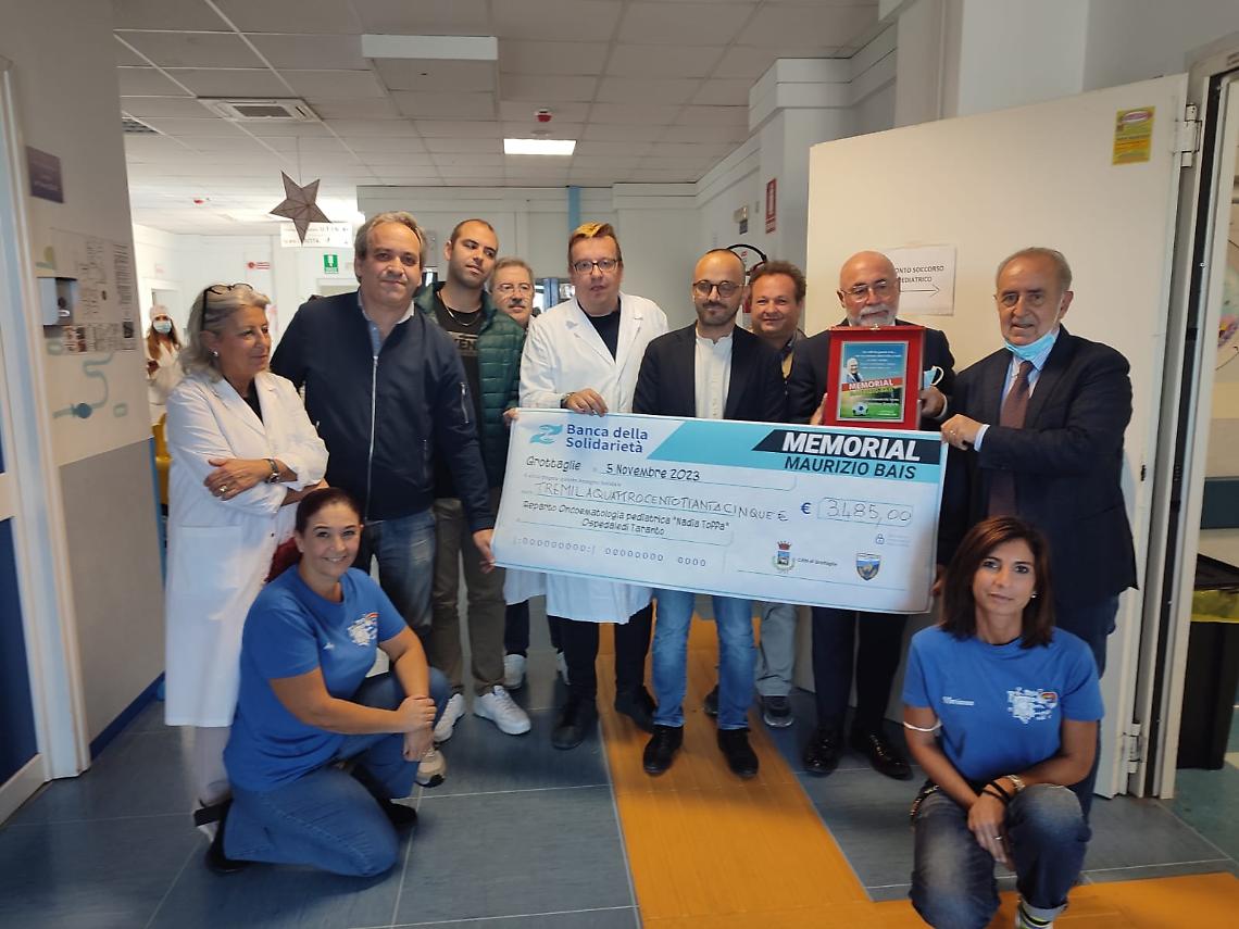 La donazione a Oncoematologia pediatrica
